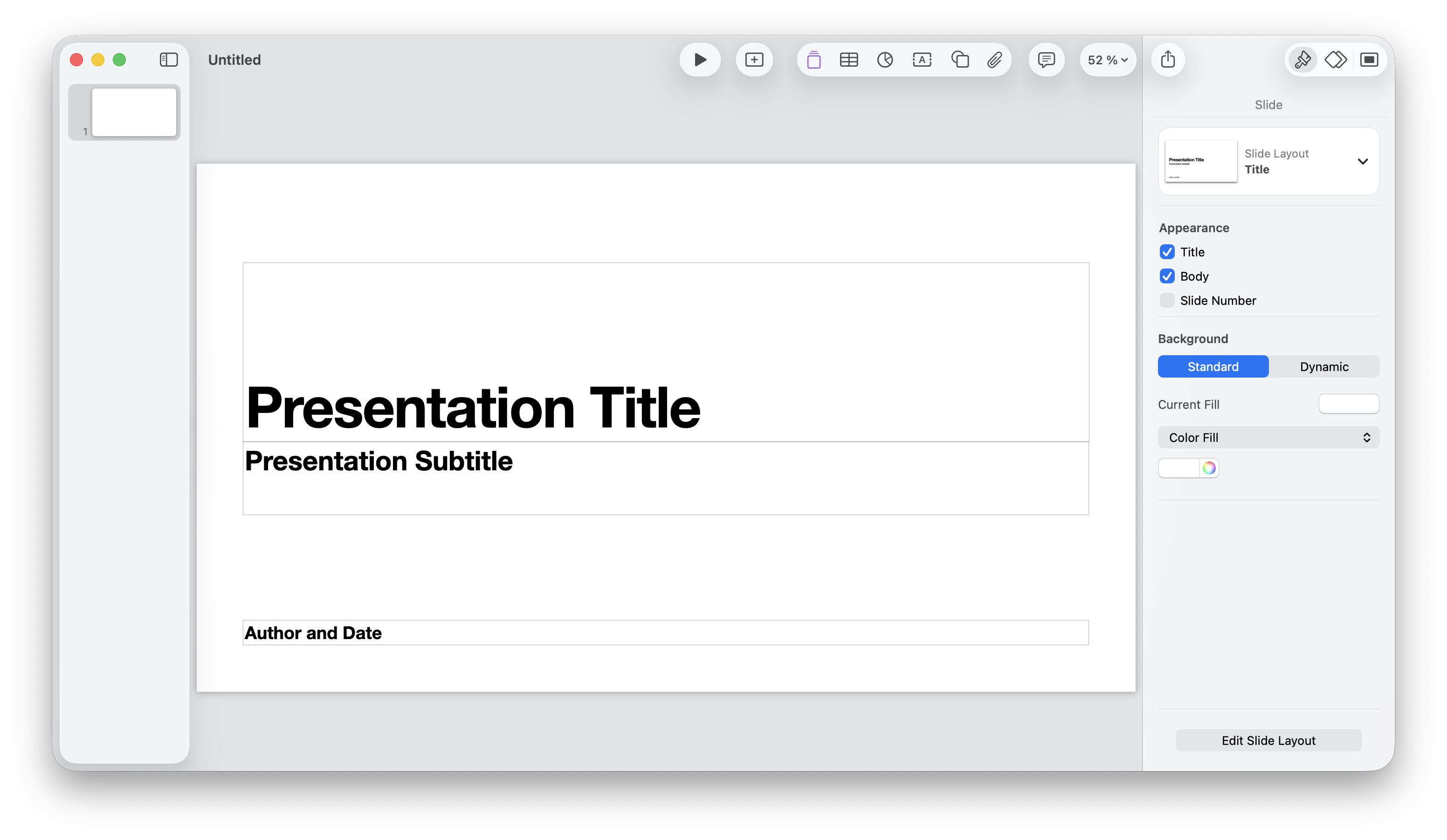 Keynote - No Premium Feature Buttons