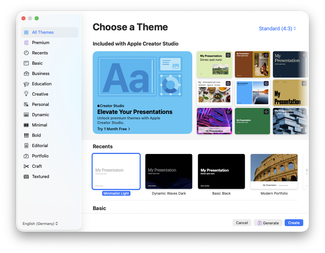 Keynote Premium Decks