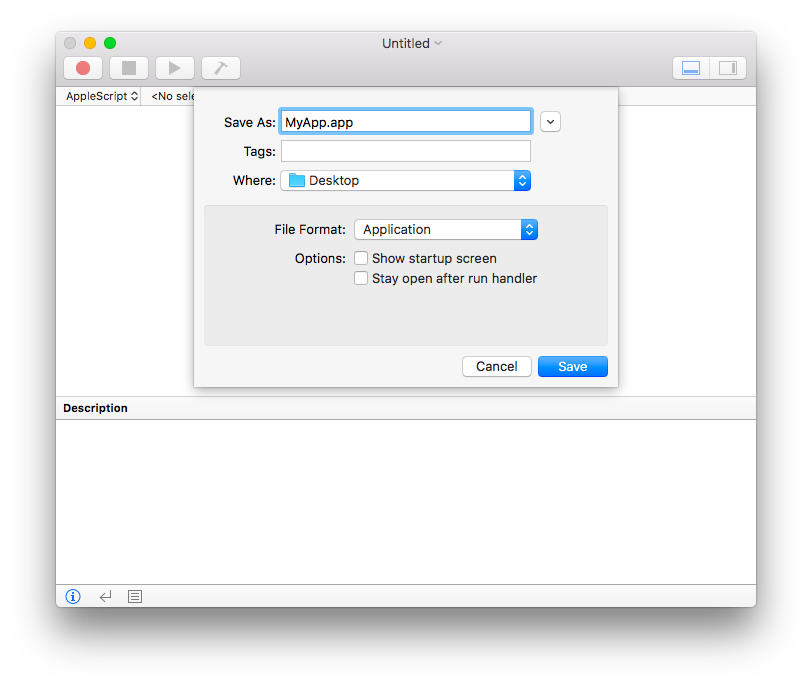 applescript dialog maker